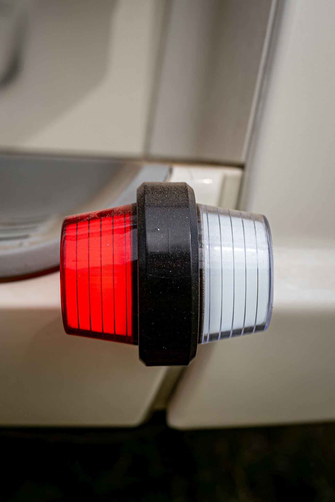 The difference between position lights and marker lights