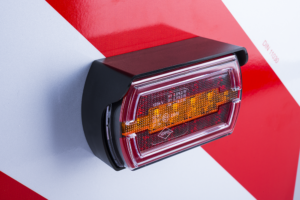 LED lights set 12/24 V with oversize marker boards, Superseal socket and plug