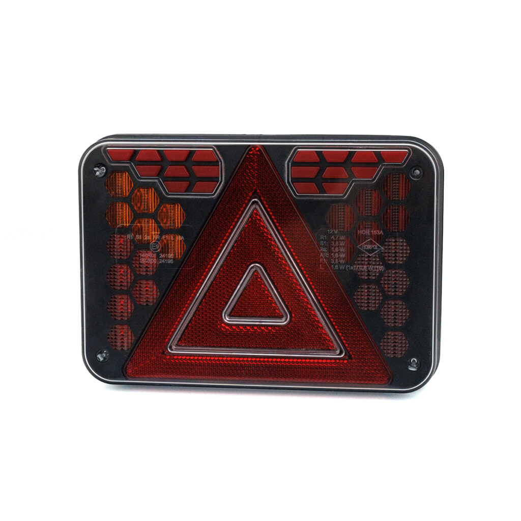 Rear multifunction lamp HORUS LZD 3423 (left) 6-function (with bottom number plate light)